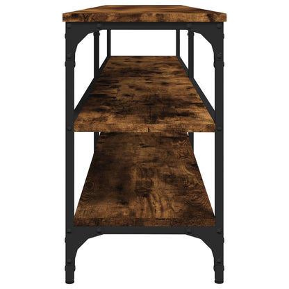 TV-Möbel Rökfärgad Ek TV-Bänk 160x30x50 cm