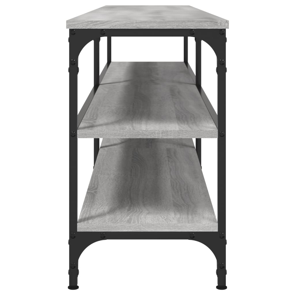 TV-Möbel Sonoma Grå TV-Bänk 180x30x50 cm och metall