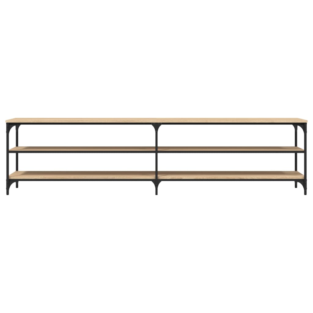 TV-Möbel Sonoma Ek TV-Bänk 200x30x50 cm och metall
