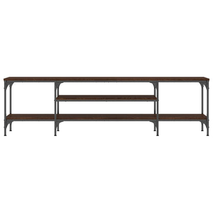 TV-Möbel Brun Ek TV-Bänk 161x35x45 cm & järn