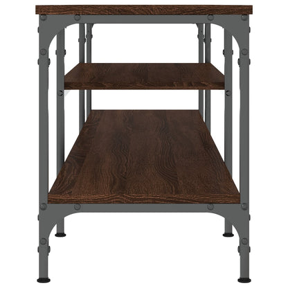 TV-Möbel Brun Ek TV-Bänk 161x35x45 cm & järn