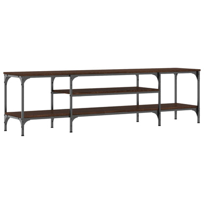 TV-Möbel Brun Ek TV-Bänk 161x35x45 cm & järn