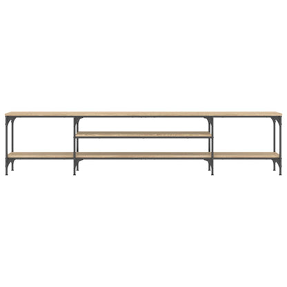 TV-Möbel Sonoma Ek TV-Bänk 201x35x45 cm & järn