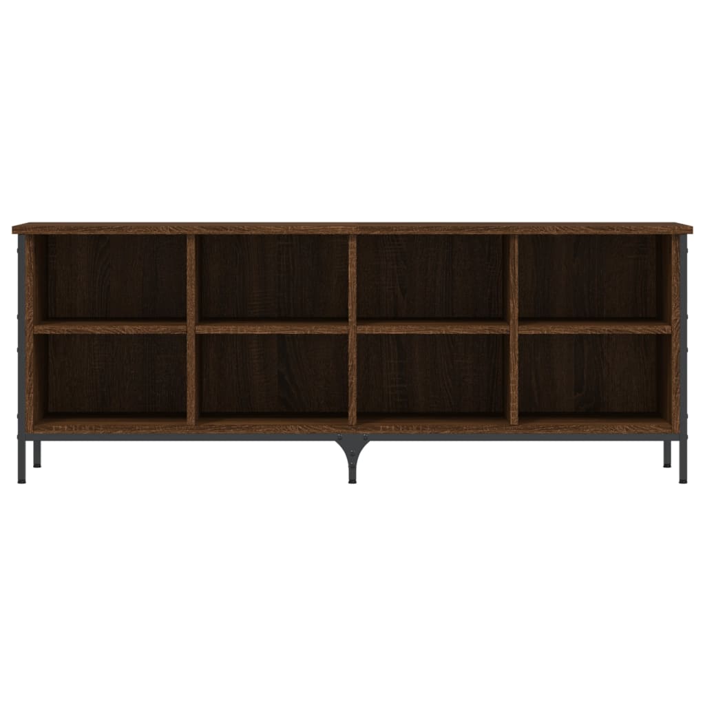 Skoställ Brun Ek Skohylla 131x35x50 cm