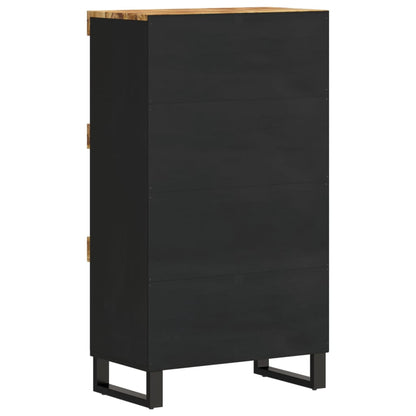 Skåp Trä 60x33x107 cm massivt mangoträ