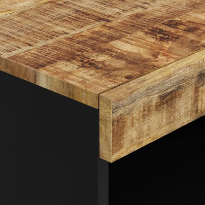 Skåp Trä 60x33x107 cm massivt mangoträ