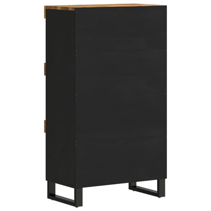 Skåp Trä 60x33x107 cm massivt mangoträ