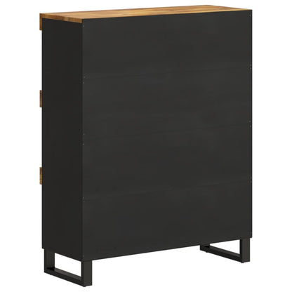 Skåp Trä 85x33x107 cm massivt mangoträ