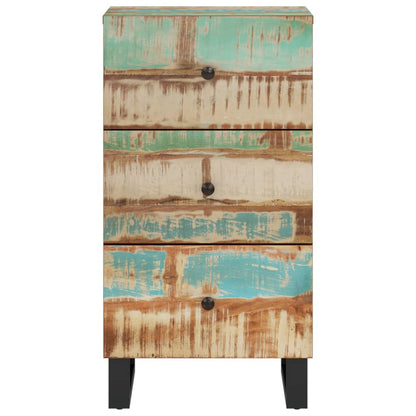 Skänk Trä med 3 lådor 40x33,5x75 cm massivt återvunnet trä