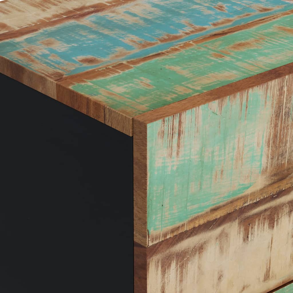 Skänk Trä med 3 lådor 40x33,5x75 cm massivt återvunnet trä