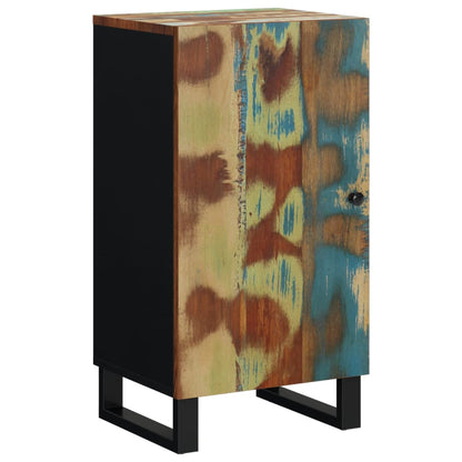 Skänk Trä med dörr 40x31x75 cm massivt återvunnet trä