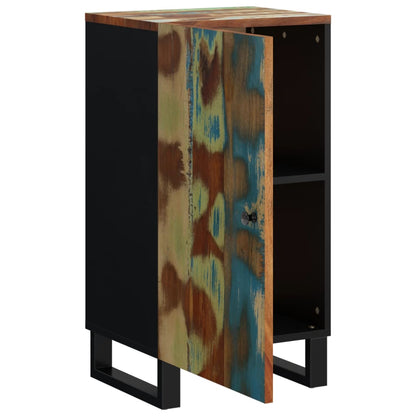 Skänk Trä med dörr 40x31x75 cm massivt återvunnet trä