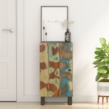 Skänk Trä med dörr 40x31x75 cm massivt återvunnet trä