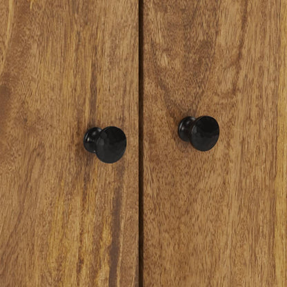 Skänk Trä med 2 dörrar 60x33x75 cm massivt mangoträ