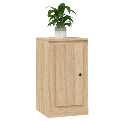 Skåp 2 st sonoma-ek 37,5x35,5x67,5 cm konstruerat trä