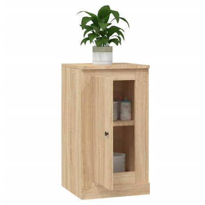 Skåp 2 st sonoma-ek 37,5x35,5x67,5 cm konstruerat trä