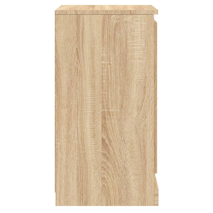 Skåp 2 st sonoma-ek 37,5x35,5x67,5 cm konstruerat trä