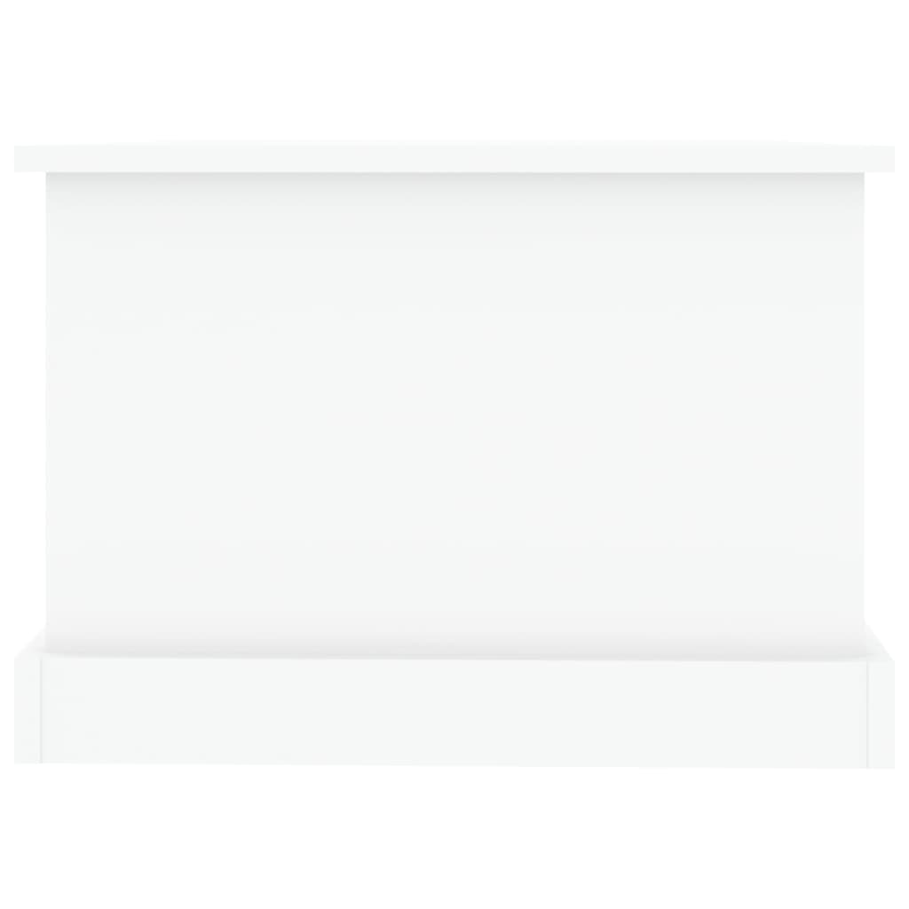 Soffbord Högglans Vit 90x50x35 cm