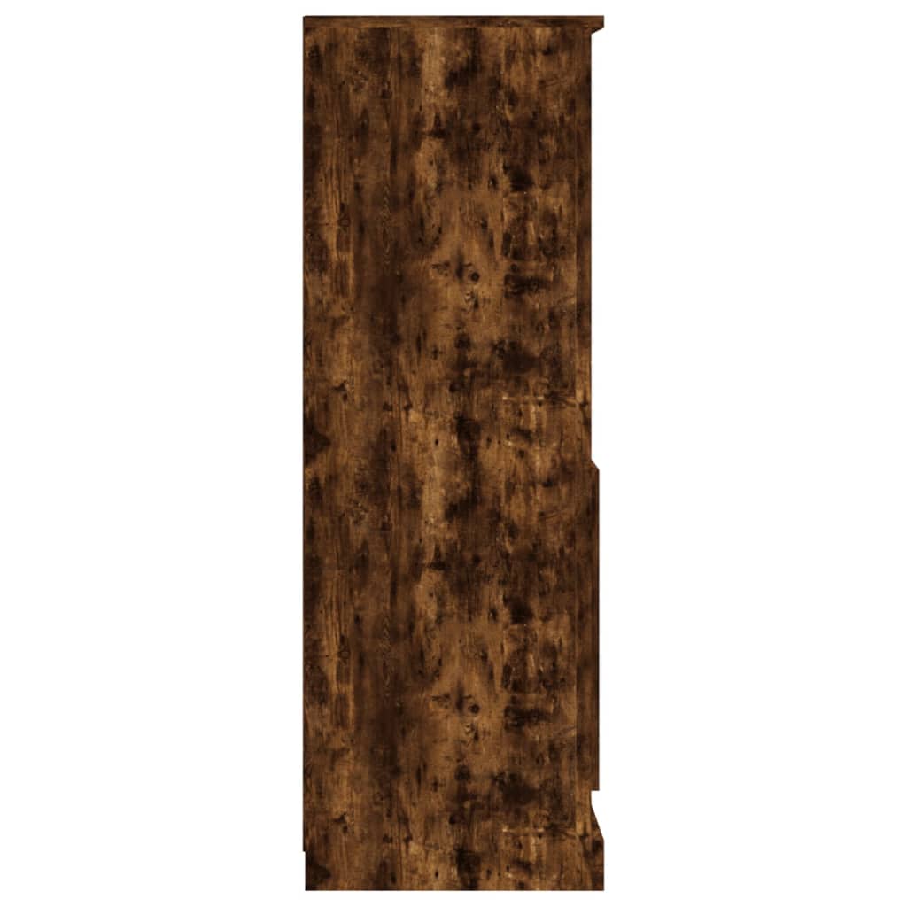 Skåp Rökfärgad Ek 60x35,5x103,5 cm