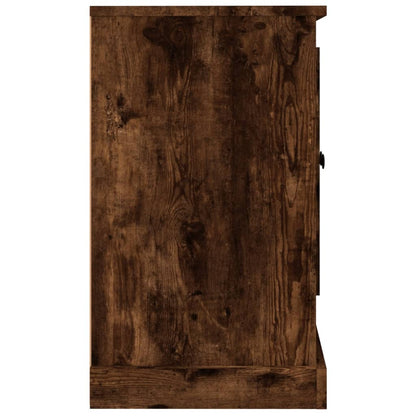 Sidobord Rökfärgad Ek 100x35,5x60 cm