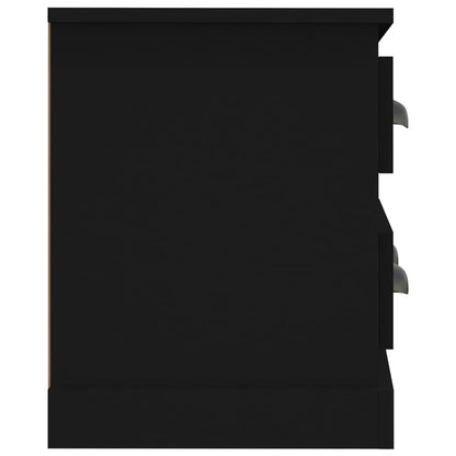TV-skåp svart 100x35,5x45 cm konstruerat trä