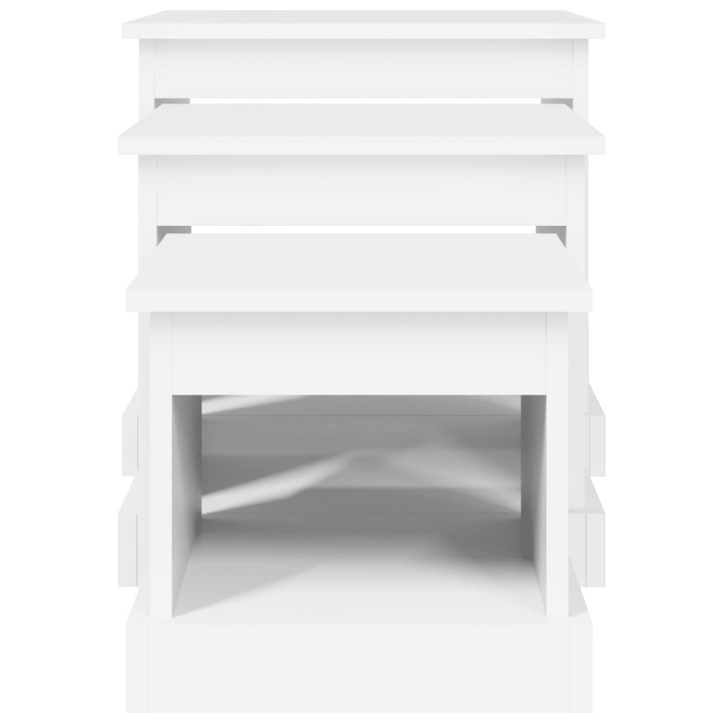 Soffbord Vit 3 delar