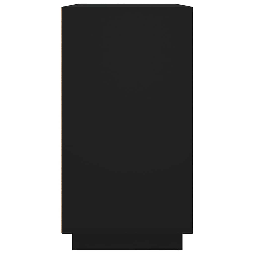 Skänk Svart 80x34x75 cm