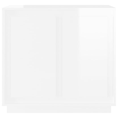 Skänk Högglans Vit 80x34x75 cm