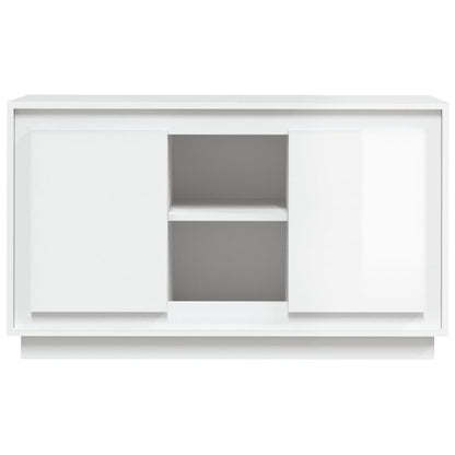 Skåp Högglans Vit 102x35x60 cm