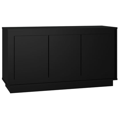 Byrå Svart 102x35x55 cm