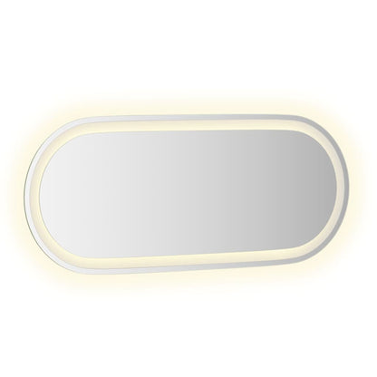 Badrumsspegel LED 90x40 cm oval