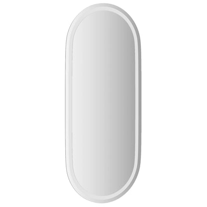 Badrumsspegel LED 100x45 cm oval