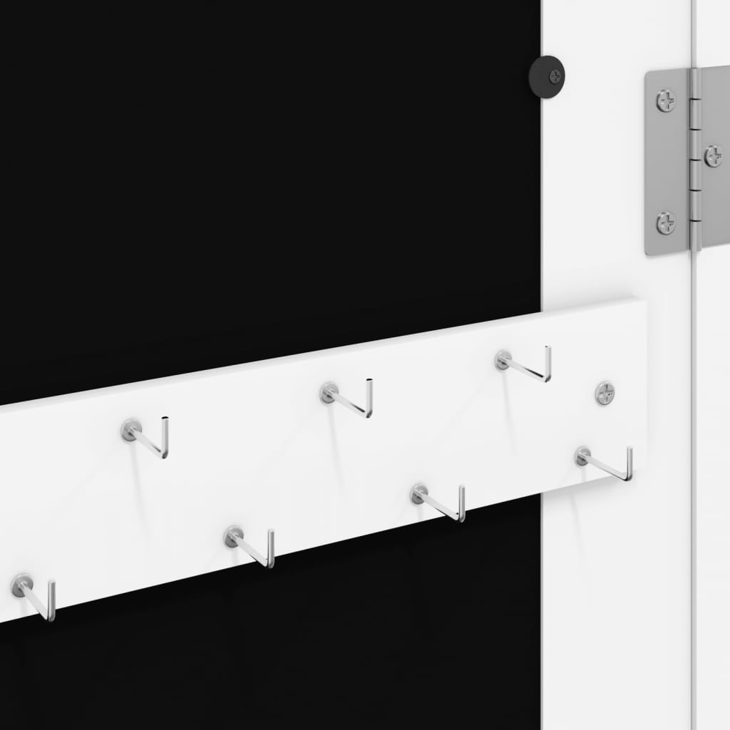 Sminkbord Smyckebord Vit väggmonterat 30x8,5x90 cm