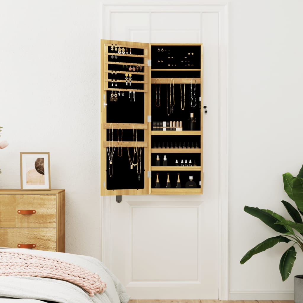 Smyckesskåp väggmonterat 37,5x10x106 cm