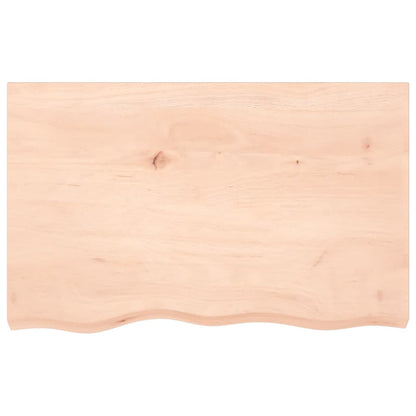 Hyllplan 80x50x(2-6) cm obehandlad massiv ek