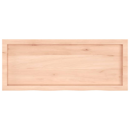 Hyllplan 100x40x(2-4) cm obehandlad massiv ek
