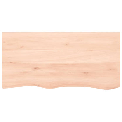 Hyllplan 100x50x(2-6) cm obehandlad massiv ek