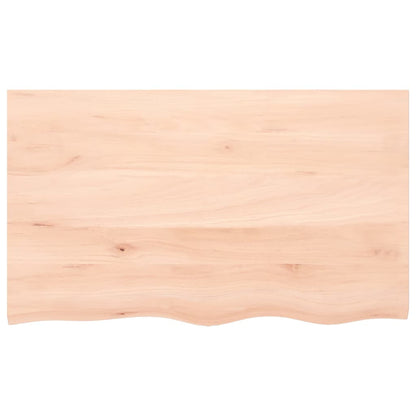 Hyllplan 100x60x2 cm obehandlad massiv ek