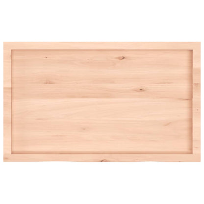 Hyllplan 100x60x(2-4) cm obehandlad massiv ek