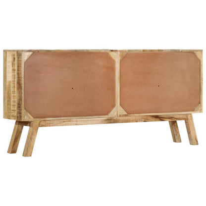 Skänk Svart 160x30x76 cm massivt mangoträ