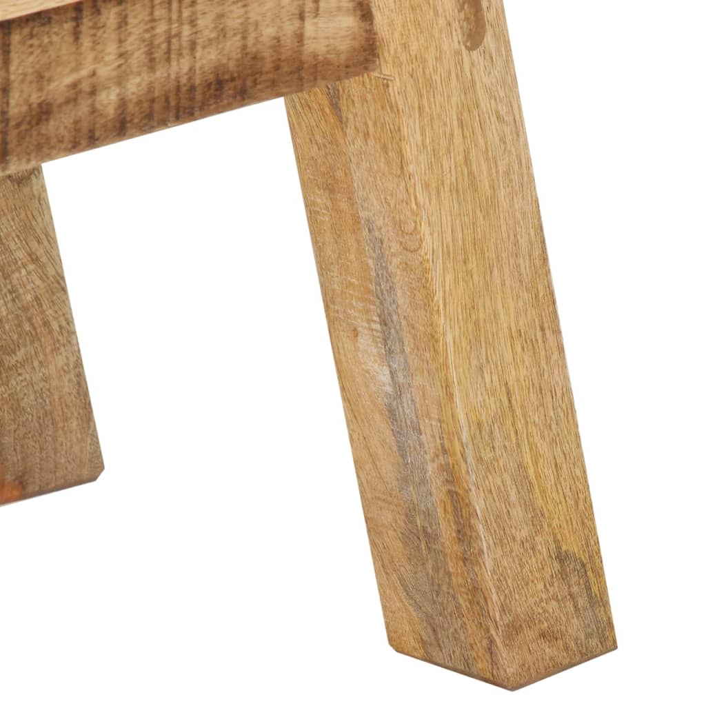 Skänk Svart 160x30x76 cm massivt mangoträ