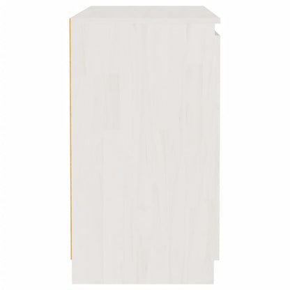 Skåp Vit 60x36x65 cm massiv furu