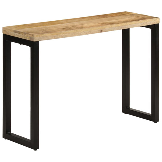 Avlastningsbord Konsolbord Trä 110x35x76 cm massivt grovt mangoträ