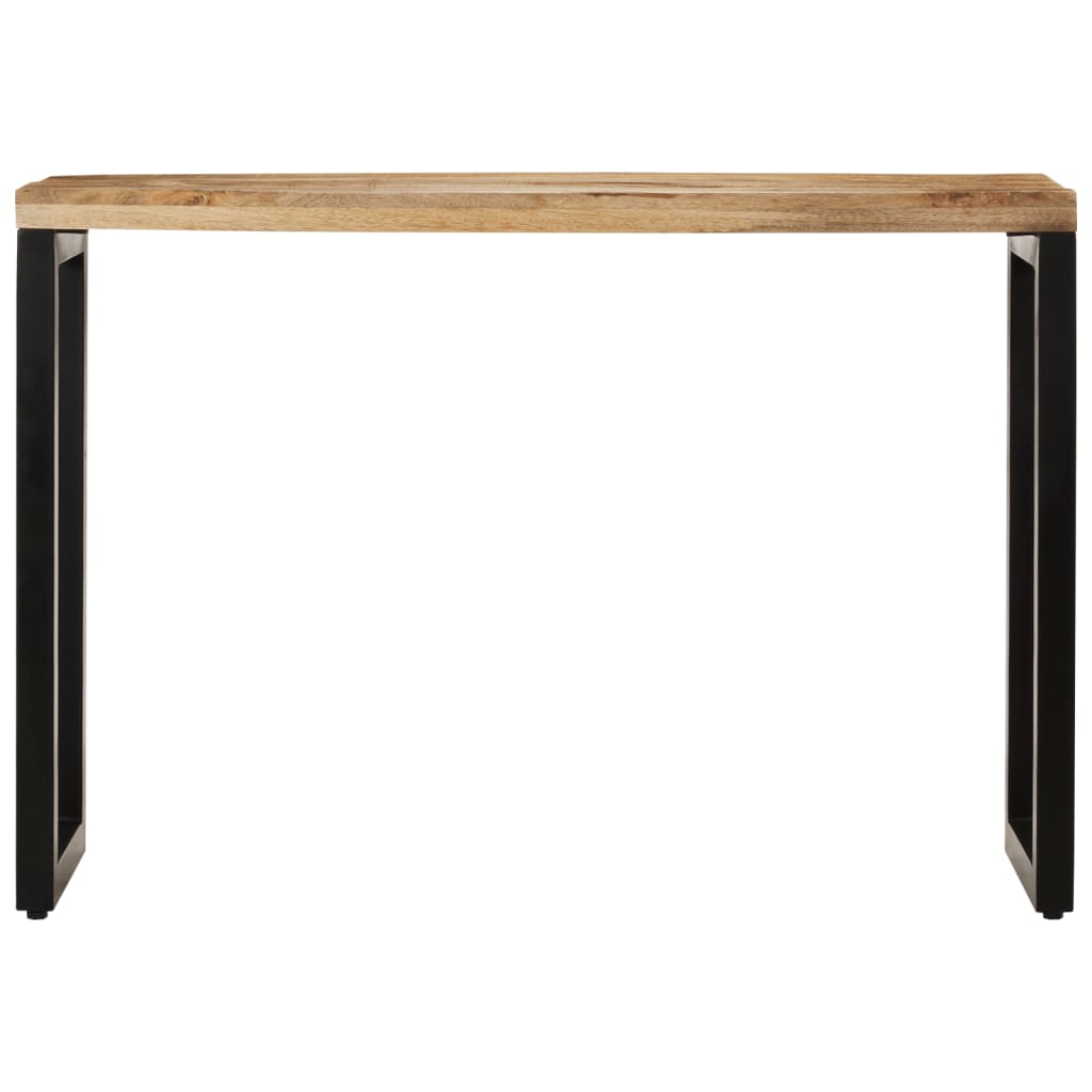 Avlastningsbord Konsolbord Trä 110x35x76 cm massivt grovt mangoträ