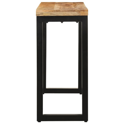 Avlastningsbord Konsolbord Trä 110x35x76 cm massivt grovt mangoträ