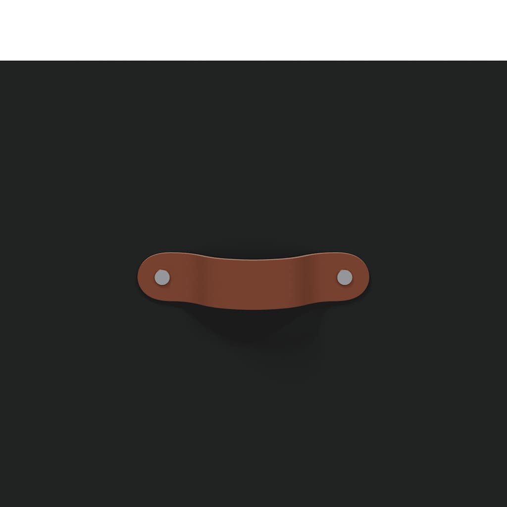 Skänk Svart 69,5x34x90 cm