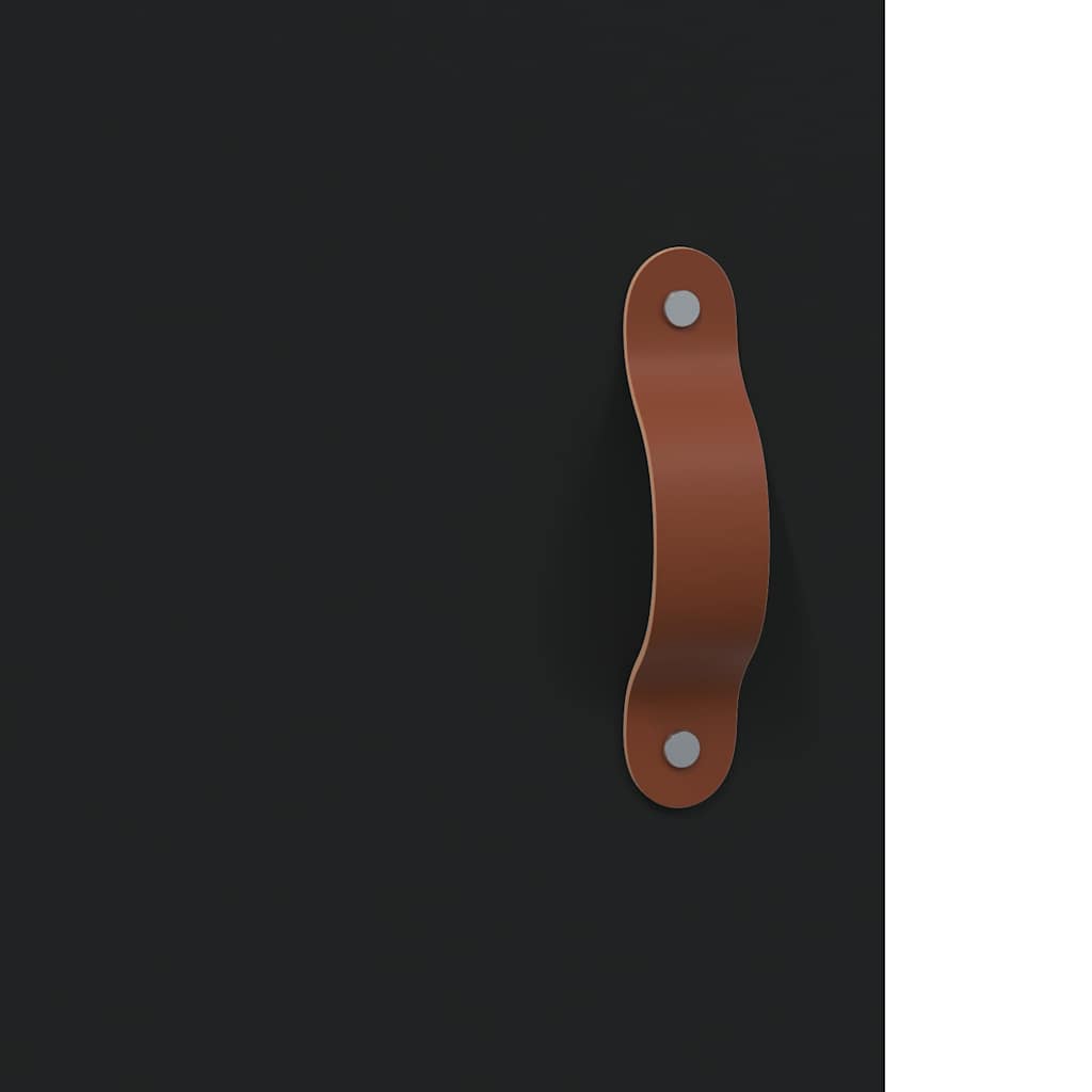 Skänk Svart 69,5x34x90 cm