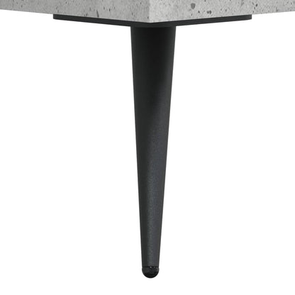Skåp betonggrå 34,5x34x90 cm konstruerat trä