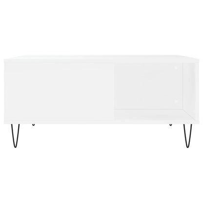 Soffbord vit 80x80x36,5 cm konstruerat trä