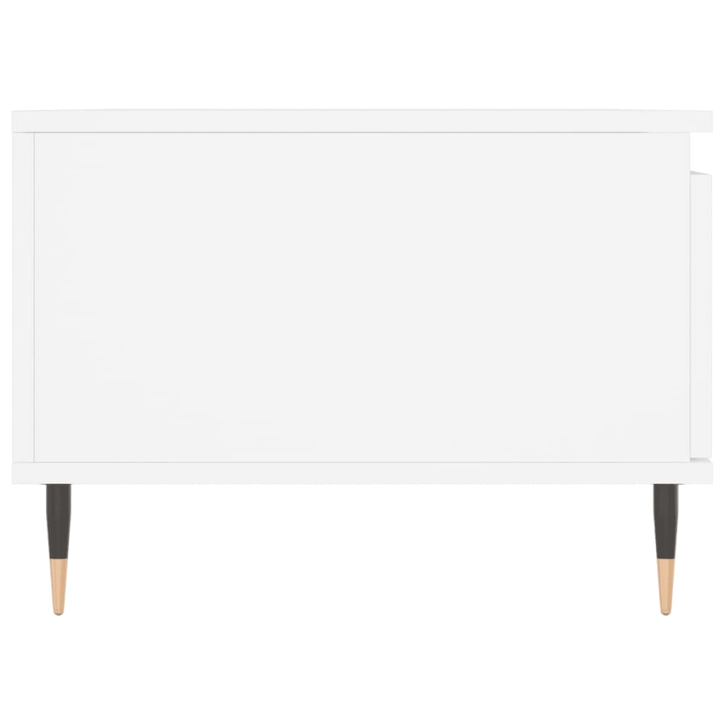 Soffbord vit 90x50x36,5 cm konstruerat trä